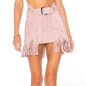 Understated Leather x Revolve Paris Texas Full Skirt in pink size XS